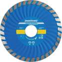 Silverline Diamant Turbo Wave Snijschijf - Doorslijpschijf - 115 mm. - Asgat 22,23 mm, Gesloten Velg