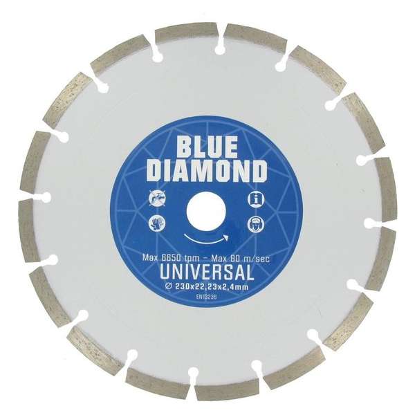 Carat CEBD230310 Diamantzaagblad voor droogzagen - 230 x 22,23mm - Universeel Carat CEBD230310 Diamantzaagblad voor droogzagen - 230 x 22,23mm - Universeel