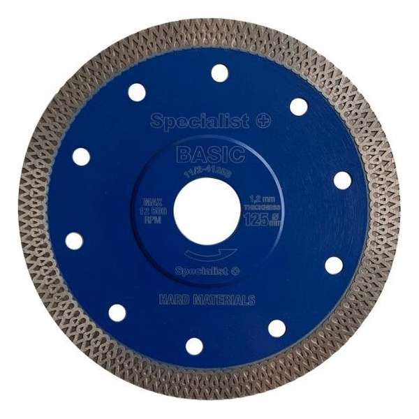 Basic tegel diamantzaagblad , diamantschijf 125 x1,2 x 22mm Basic tegel diamantzaagblad , diamantschijf 125 x1,2 x 22mm