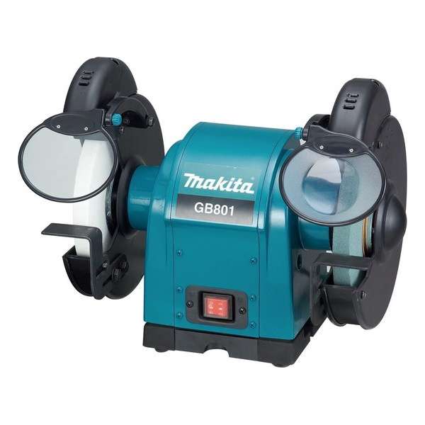 Makita GB801 Dubbele tafelslijpmachine - 550W - 205 x 15,88 x 19mm Makita GB801 Dubbele tafelslijpmachine - 550W - 205 x 15,88 x 19mm