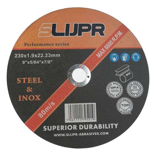 SLIJPR Slijpschijf 230x1.9 mm RVS/Staal 10 stuks