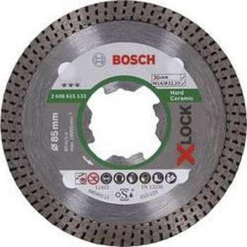 Bosch Accessories 2608615133 Bosch X-LOCK-diamantdoorslijpschijven Best for Hard Ceramic 85 mm Diameter 85 mm 1 stuk(s)