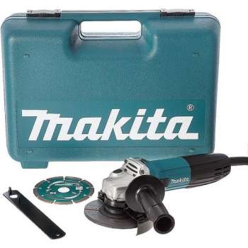 Makita GA4530KD Haakse slijper incl. diamantzaagblad in koffer - 720W - 115mm