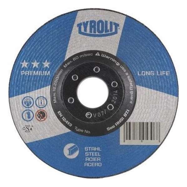 Tyrolit Slijpschijf 5294 – 115 x 7,0 x 22,2mm Tyrolit Slijpschijf 5294 – 115 x 7,0 x 22,2mm