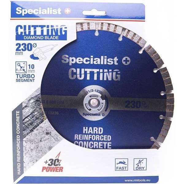 Professionele diamantschijf / diamantzaagblad Premium 230 x 22,23mm / Voor gewapend beton Professionele diamantschijf / diamantzaagblad Premium 230 x 22,23mm / Voor gewapend beton