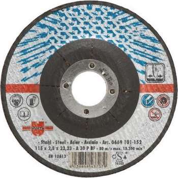 Doorslijpschijf voor staal DOORSL-BLAUW-STAAL-RECHT-3,0-D230MM steekschijf Wurth