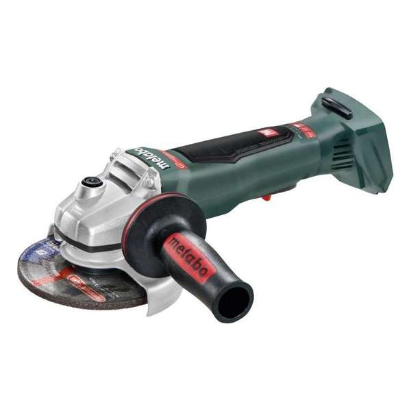 Metabo WPB 18 LTX BL 125 QUICK 18V Li-Ion Accu haakse slijper body - 125mm - softstart - koolborstelloos Metabo WPB 18 LTX BL 125 QUICK 18V Li-Ion Accu haakse slijper body - 125mm - softstart - koolborstelloos