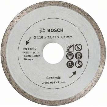 DIAMANTSCHIJF 110MM -  TEGELS