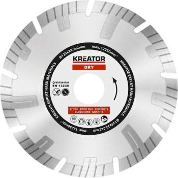 Kreator  KRT084101  Diamantschijven set – Ø230MM – universeel