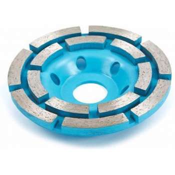 SILVERLINE 100 mm diamant komschijf met dubbele rij