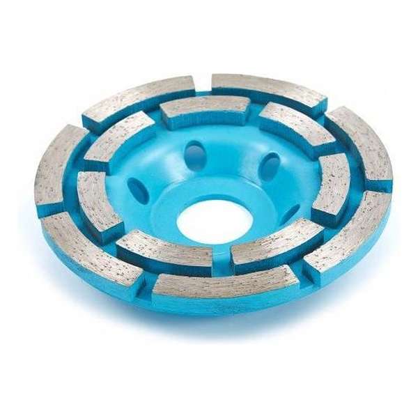 SILVERLINE 100 mm diamant komschijf met dubbele rij SILVERLINE 100 mm diamant komschijf met dubbele rij
