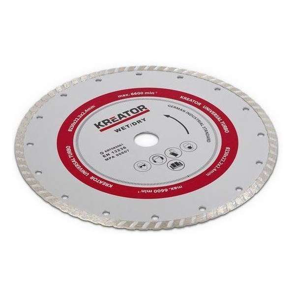 Kreator KRT083061 Diamantschijf turbo Kreator KRT083061 Diamantschijf turbo