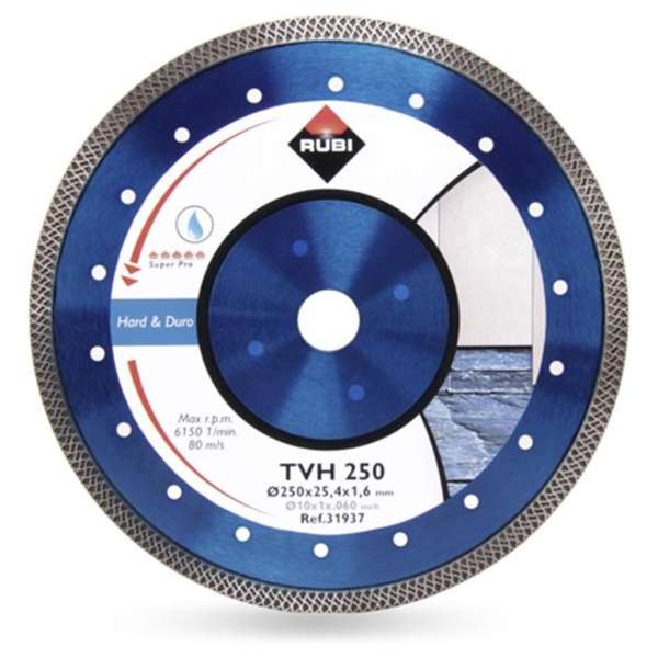 Rubi Diamantschijf - TURBO VIPER (TVH) 250 mm - Superpro Rubi Diamantschijf - TURBO VIPER (TVH) 250 mm - Superpro