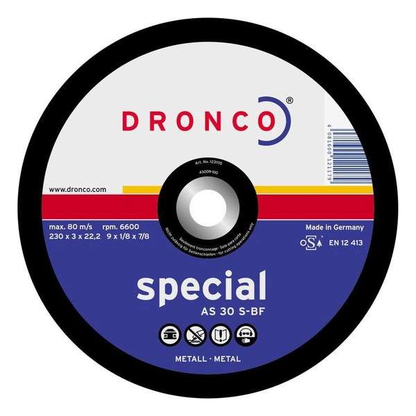 Dronco Slijpschijf - 115 mm Kom Metaal Superflex Dronco Slijpschijf - 115 mm Kom Metaal Superflex