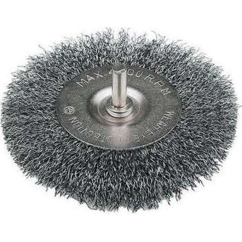 Silverline Staalborstel wiel 100 mm