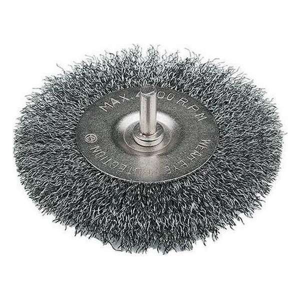 Silverline Staalborstel wiel 100 mm Silverline Staalborstel wiel 100 mm