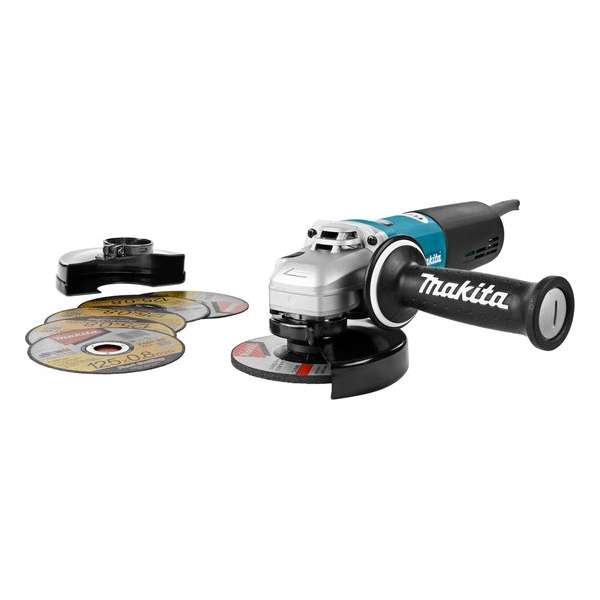 Makita 9565HRX1 230 V Haakse slijper 125 mm Makita 9565HRX1 230 V Haakse slijper 125 mm