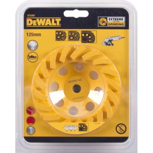 DeWalt DT3797 Turbo Diamantkomschijf - 125 x M14 x 8mm - beton & steen