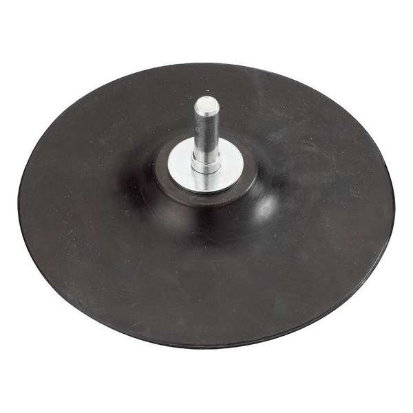 Steunschijf rubber 125 mm Steunschijf rubber 125 mm