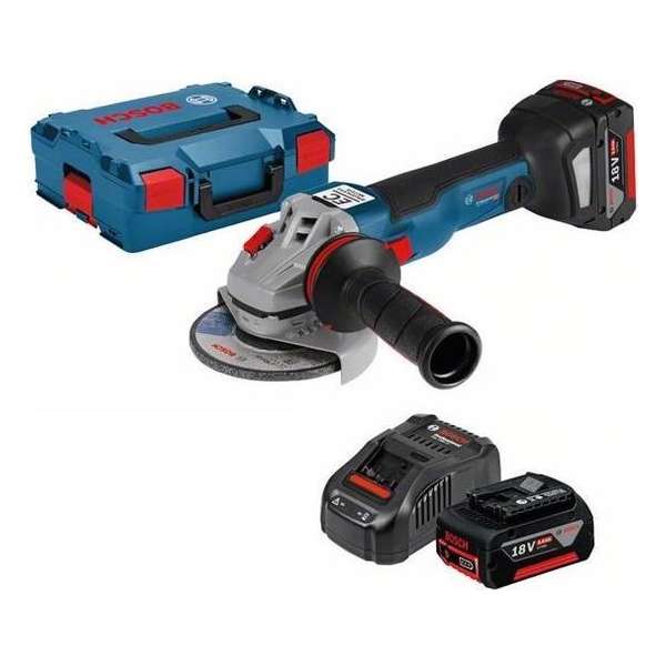 GWS 18V-10 C Professional Accu haakse slijper | 18v 5.0Ah | in L-BOXX GWS 18V-10 C Professional Accu haakse slijper | 18v 5.0Ah | in L-BOXX
