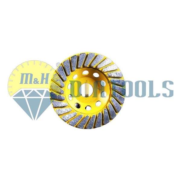 M&H diatools Diamantfrees - universeel turbo 115mm X asgat 22,2mm M&H diatools Diamantfrees - universeel turbo 115mm X asgat 22,2mm