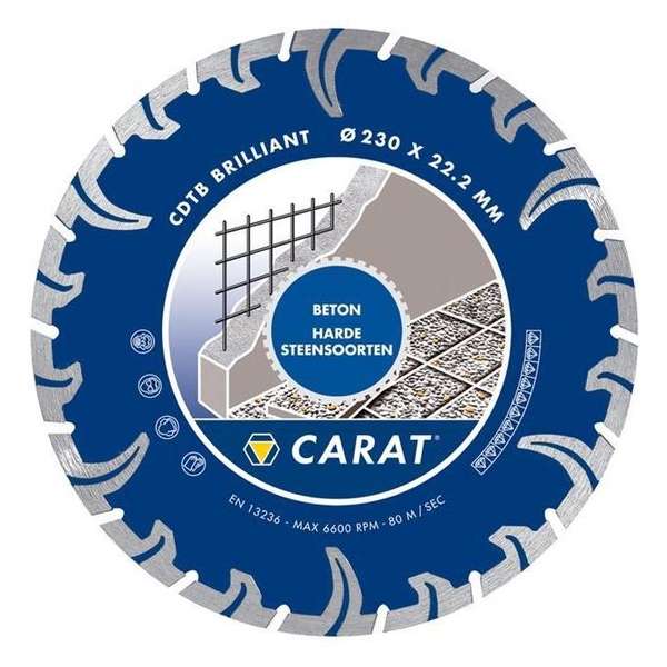 Diamantzaagblad turbo brilliant voor beton 125mm Diamantzaagblad turbo brilliant voor beton 125mm