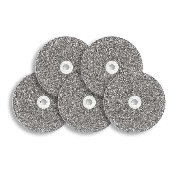 STAHLWERK diamantslijpschijven voor 35 mm wolfraamslijpmachines, set van 5. STAHLWERK diamantslijpschijven voor 35 mm wolfraamslijpmachines, set van 5.