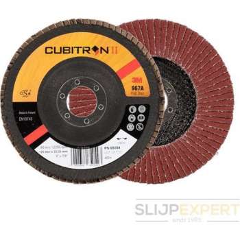 3M™ Cubitron™ II lamellenschijf 967A conisch 115 mm P40