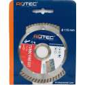 Rotec Diamant zaagblad turbo Fine cut  ø115xø22,2
