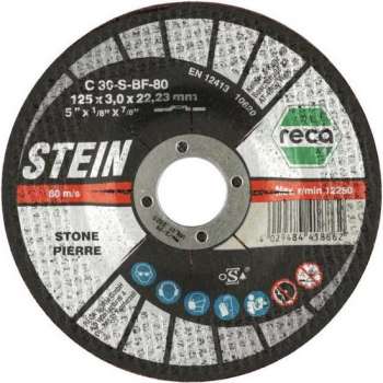 Reca Doorslijpschijf Steen 230x3 mm - recht (25 stuks)