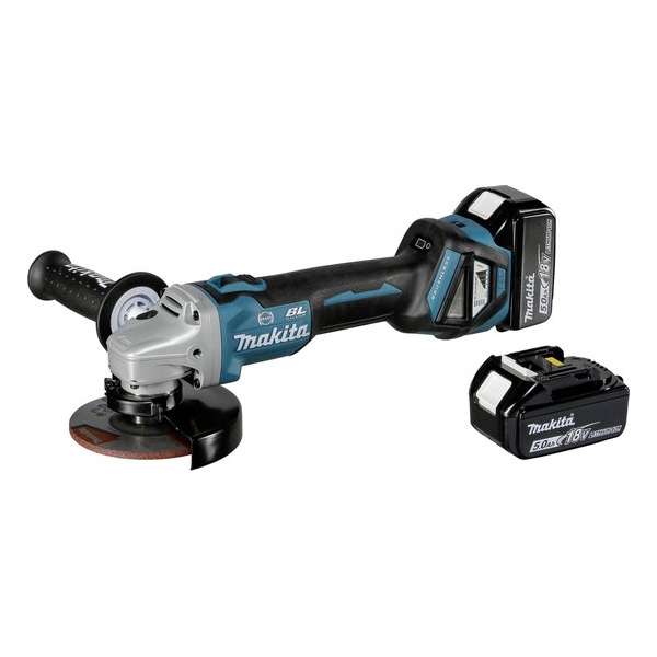 Makita DGA514RTJU accu-haakse slijper Makita DGA514RTJU accu-haakse slijper