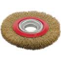 Silverline 224516 Verkoperde stalen draadwiel - 150 x 20 x 25,40mm