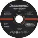 Silverline Metaal Snijschijf - Doorslijpschijf - 115 x 1 x 22,23 mm. - 10 stuks