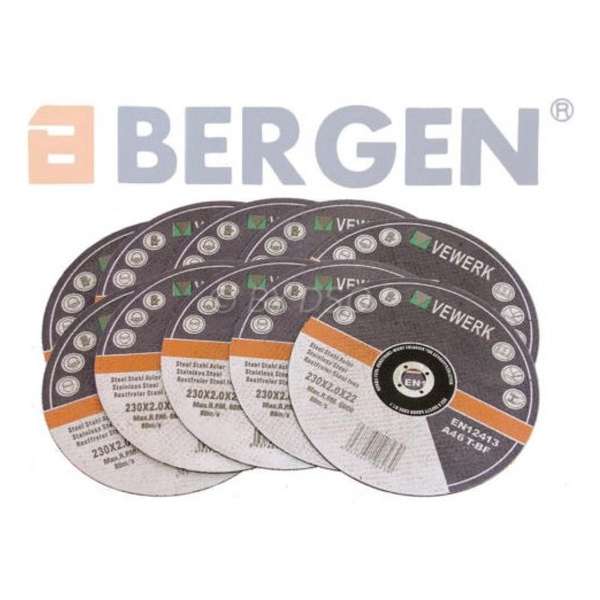 Doorslijpschijven 230 x 2,0 x 22,2 mm 25 stuks Doorslijpschijven 230 x 2,0 x 22,2 mm 25 stuks