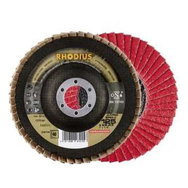Rhodius Jumbo Speed Waaierschijf 125 X 22 23 - P60 Rhodius 208747 Diameter 125 Mm 1 Stuks Rhodius Jumbo Speed Waaierschijf 125 X 22 23 - P60 Rhodius 208747 Diameter 125 Mm 1 Stuks