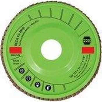 Reca Lamellenschijf F/i -Mop 125 mm K40 kom Zirkonium RVS (10 stuks)
