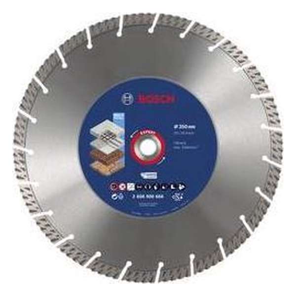 Bosch Accessories 2608900666 EXPERT multi-materiaal diamantslijpschijven, 350 x 20/25,40 x 3,3 x 15 mm Diameter 350 mm 1 stuk(s)
