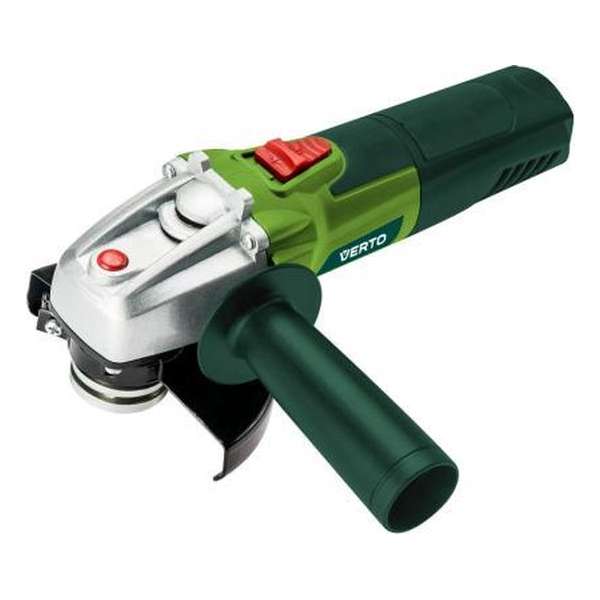 Verto Haakseslijper 115mm 600 Watt 12000 Tpm Veiligheid Schakelaar Smalle Behuizing Verto Haakseslijper 115mm 600 Watt 12000 Tpm Veiligheid Schakelaar Smalle Behuizing