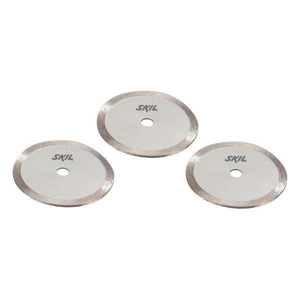 Skil zaagbladen set - diamant - 3 stuks - Voor Skil 5330 AA Minicirkelzaag Skil zaagbladen set - diamant - 3 stuks - Voor Skil 5330 AA Minicirkelzaag