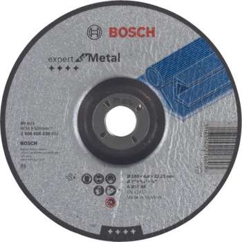 Afbraamschijf gebogen Expert for Metal A 30 T BF, 180 mm, 22,23 mm, 4,8 mm 1st