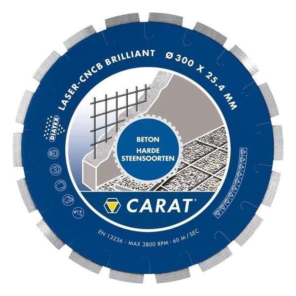 Carat Diamantzaag Cncb-Br 300x30 Beton Nat Carat Diamantzaag Cncb-Br 300x30 Beton Nat