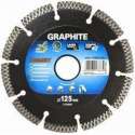 Graphite 57H868 Diamantschijf 230x22x8,0x2,5mm, Segment Type X, Gelaserd, Harde Materialen MPA EN13236