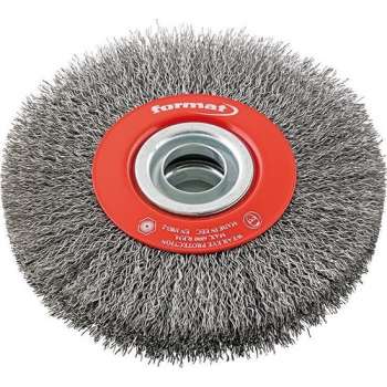 Roterende staaldraadborstel Staaldraad 178x32mm FORMAT