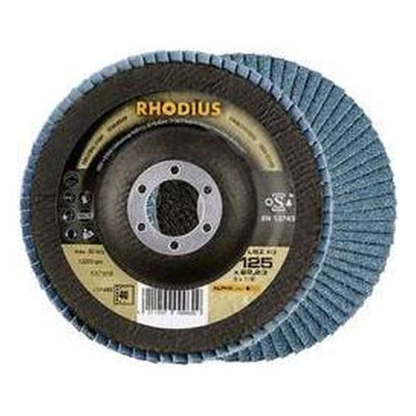 Rhodius 210483 Rhodius LSZ F 3 serrated washer 125x22.23-P60 Diameter 125 mm 1 pc(s) Rhodius 210483 Rhodius LSZ F 3 serrated washer 125x22.23-P60 Diameter 125 mm 1 pc(s)