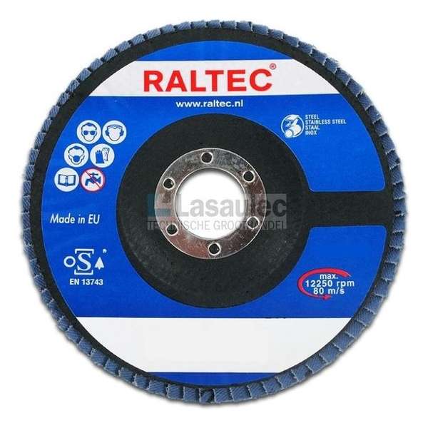 Raltec Slijpschijf 125x22,2mm K40 Raltec Slijpschijf 125x22,2mm K40