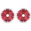 vidaXL Diamantzaagbladen 2 st 125 mm staal