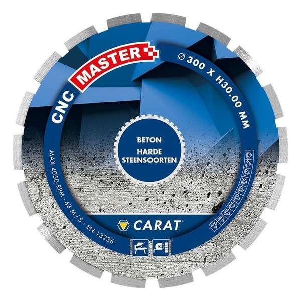 Carat diamantzaag beton ø370x30,00mm, cnc master Carat diamantzaag beton ø370x30,00mm, cnc master