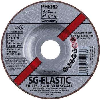 Doorslijpschijf A30NSG alum. 115-2,4mm gebogen Pferd