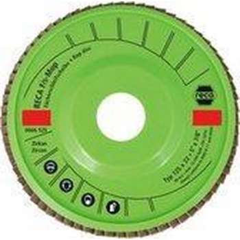 Reca Lamellenschijf F/S  -Mop 125 mm K80 kom Zirkonium  (10 stuks)