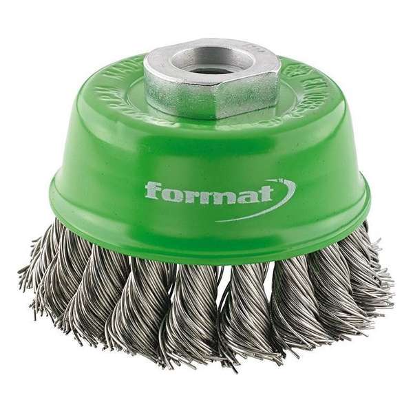 Komborstel Staaldraad roestvrij getordeerd 65x0,35mm FORMAT Komborstel Staaldraad roestvrij getordeerd 65x0,35mm FORMAT